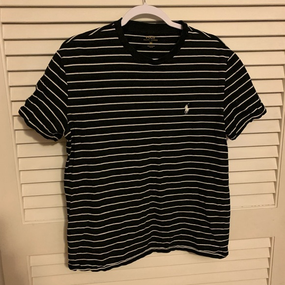 Beautiful Striped Polo T Shirt - Picture 1 of 4
